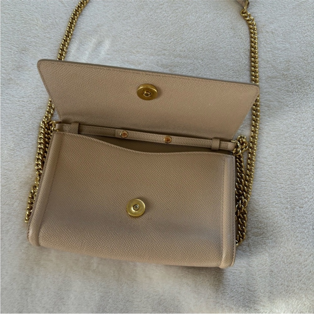Salvatore Ferragamo Hammered Calfskin Vara Bow Mini Purse - Picture 5 of 12
